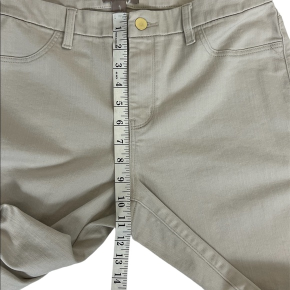 Chico’s Cotton Stretch So Slimming Ankle Pants Women’s  Beige Tan Sz: 1 (M/8) - Picture 7 of 13